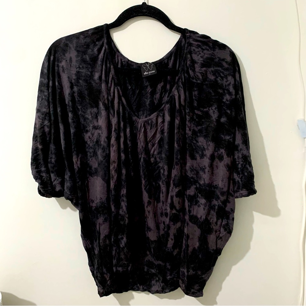 NEW ELLA MOSS TIE DYE BAT WING TOP